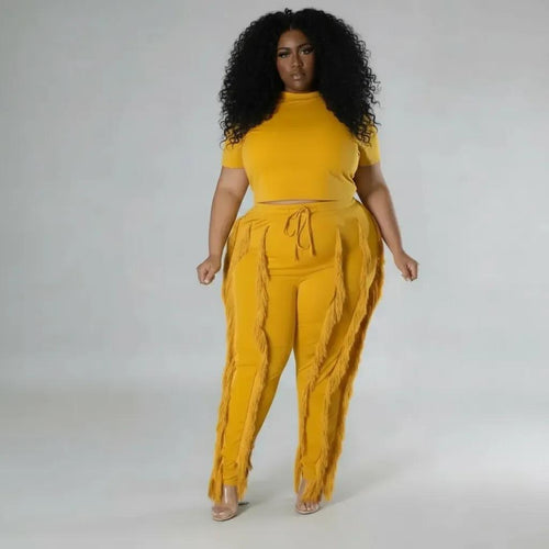 Crop Top Two-piece Set